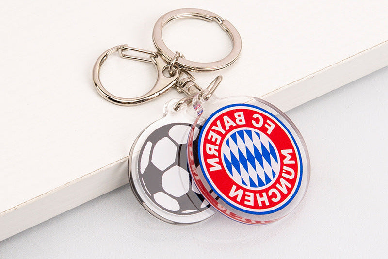 Wholesale Acrylic Keychain with Badge Fashion Accessory for Fans