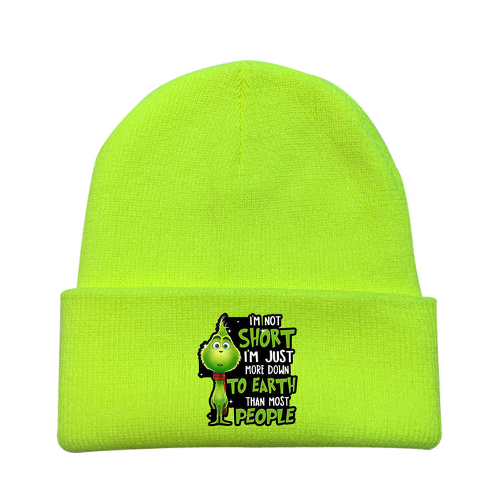 Wholesale Christmas Cartoon Wool Knitted Hat JDC-FH-LaiY005