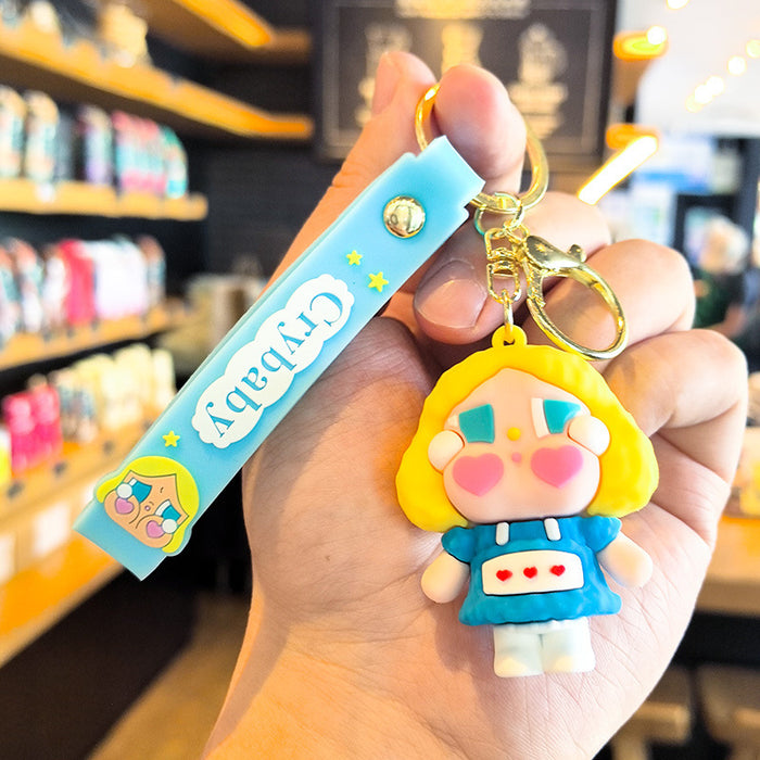 Wholesale  Silicone Keychain Cartoon Pendant Car Key Accessory
