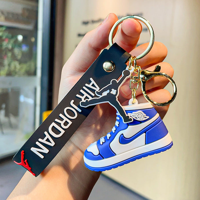 Wholesale Cartoon 3D Basketball Shoes Silicone Doll Keychain JDC-KC-MZL002