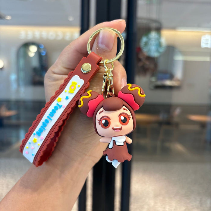 Wholesale Cartoon Cute backpack charms  car keychains