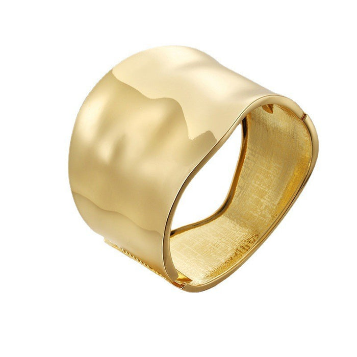 Wholesale Bracelet gold wide edge fashionable bracelet with high-end feel