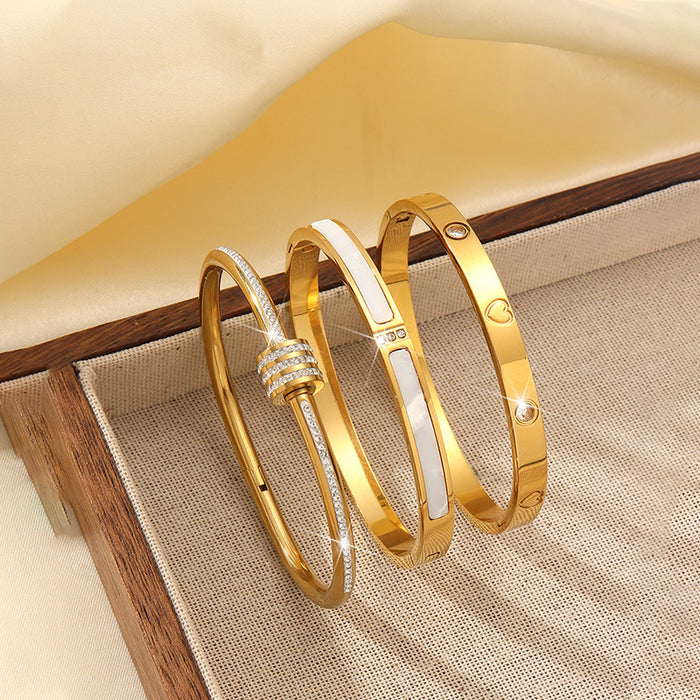 Wholesale Titanium steel sophisticated and minimalist design bracelet