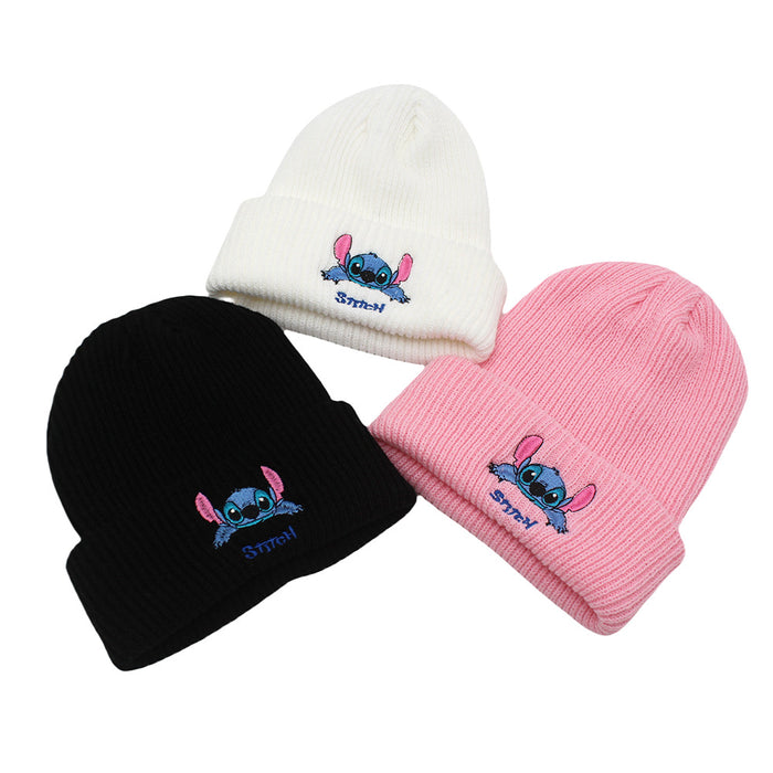 Wholesale Acrylic Cartoon Embroidery Knitted Hat JDC-FH-ZhiXie023