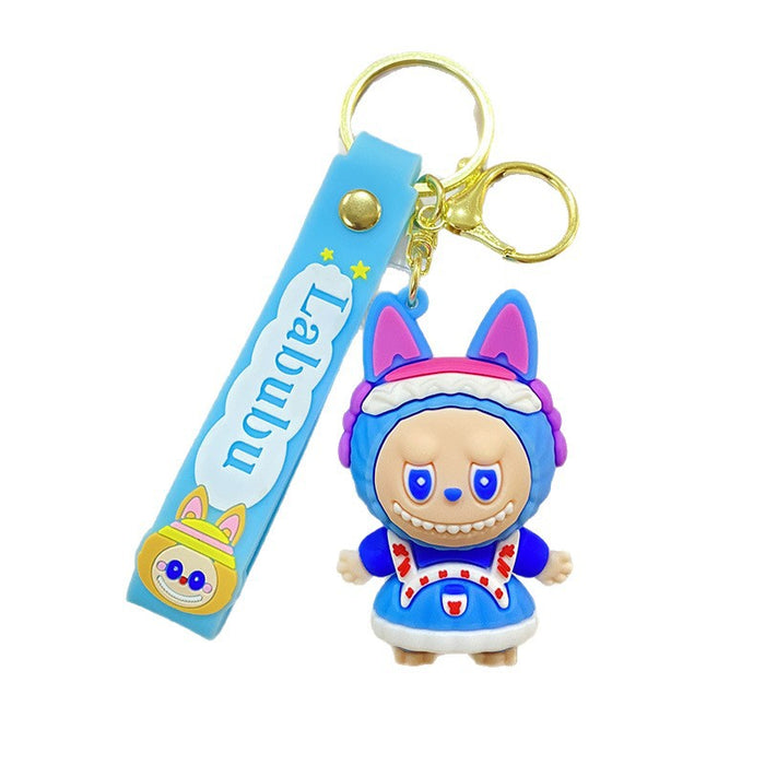 Wholesale Cartoon Doll Little Sheep Keychain Couple School Bag Pendant Car Key Chain Gift