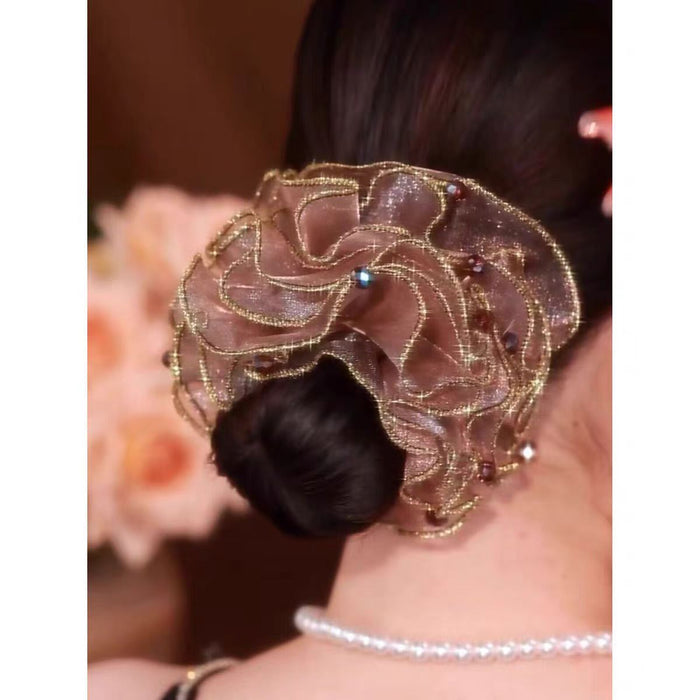 Wholesale Extra Large High Elasticity Fluffy Hair Scrunchies