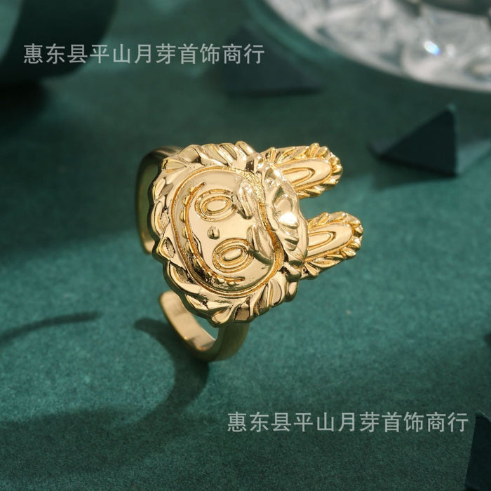 Wholesale Cartoon Cute Ring Niche Personality Versatile