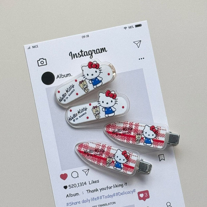 Wholesale Acrylic accessories cute DIY duckbill clip side clip hair accessory headpiece