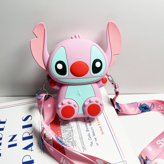 Wholesale stilley silicone bag cute doll children's bag small satchel keychain coin purse