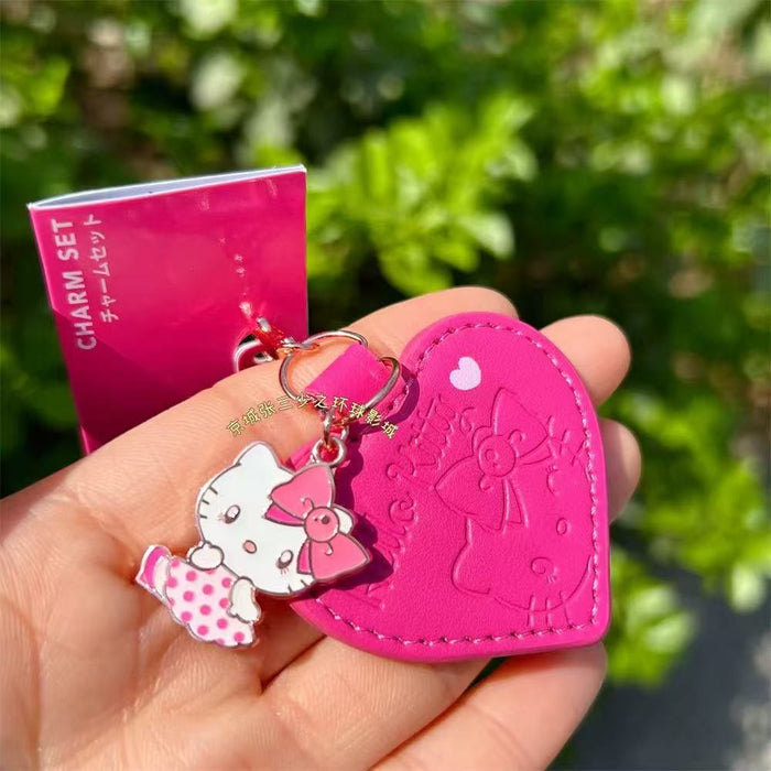 Wholesale Cute Cartoon Heart Charm 2pcs set