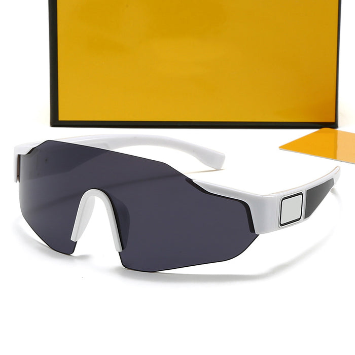 Wholesale Fashion sunglasses, colorful frameless one-piece sunglasses, driving goggles, and eye protection