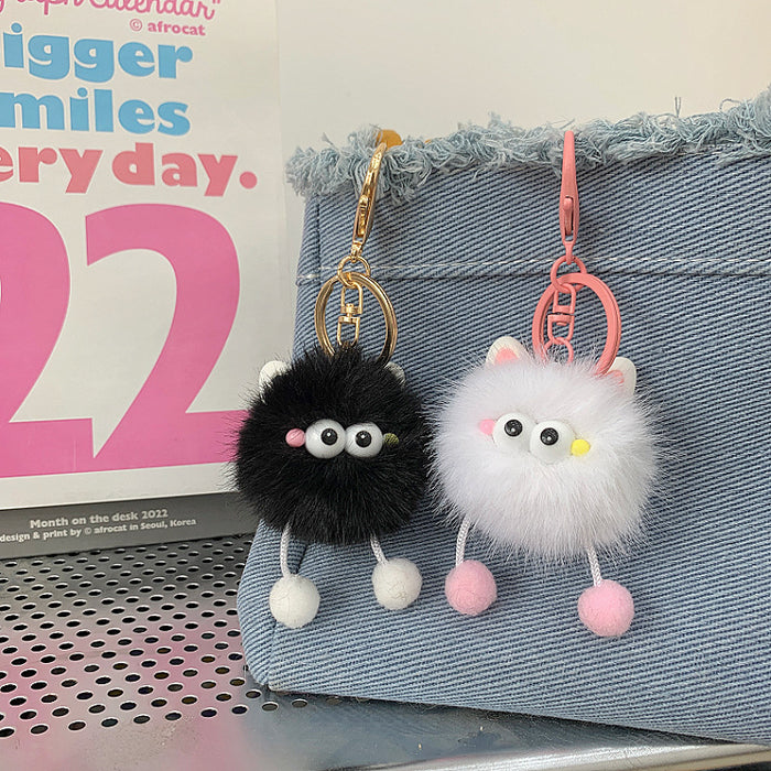 Wholesale Plush pendant, keychain, cute cartoon bag, backpack, hanging decoration, gift