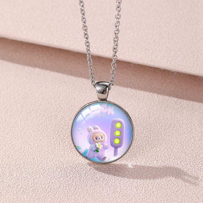 Wholesale Anime Doll Peripheral Necklace Pendant Student Sweater Chain Trinkets