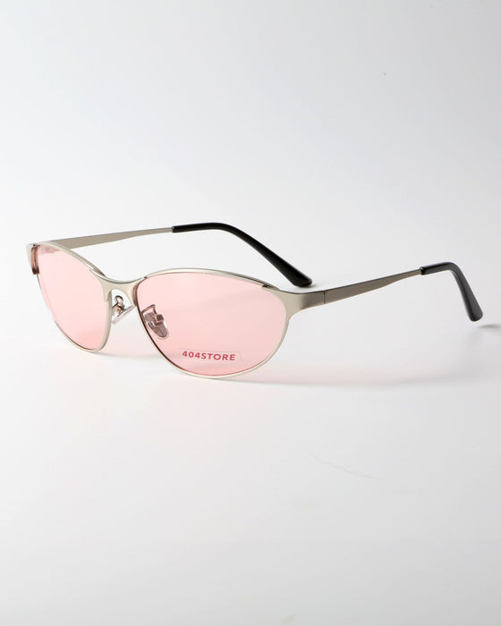 Wholesale Outdoor sports sunglasses with futuristic metal and silver edges, high-end sunglasses