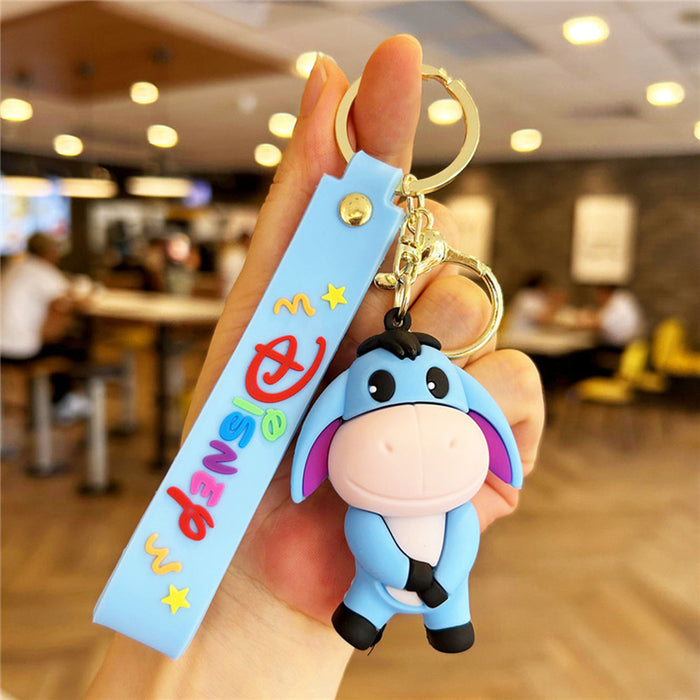 Wholesale Cartoon doll keychain,  cute bag charm,  silicone