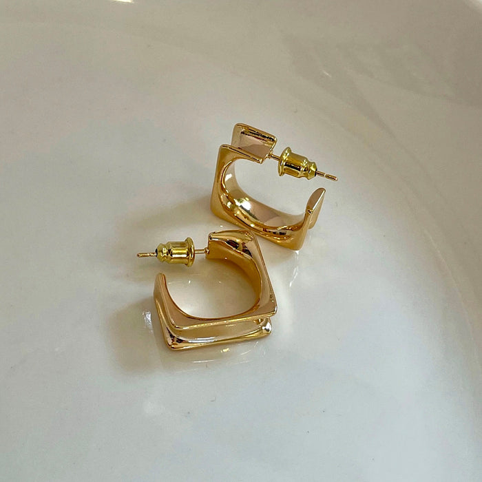 Wholesale Square Geometric Stud Earrings