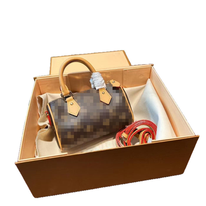 Wholesale Fashion Print Small Pillow Bag for Women PU Leather Crossbody Shoulder Handbag Gift