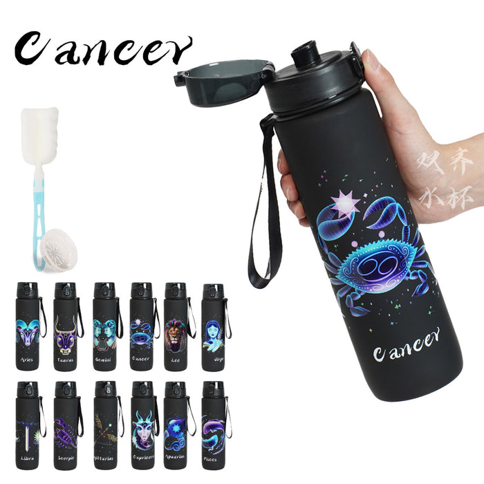 Wholesale Constellation water cup bounce cup plastic water cup