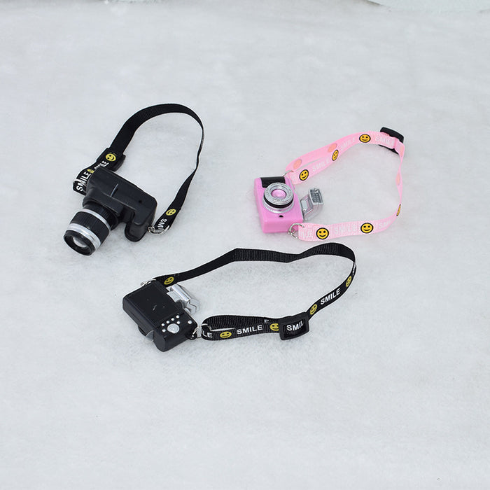 Wholesale Doll Cute  Camera Pendant Flash Toy Accessories Adjustable Baby Doll Camera Pendant