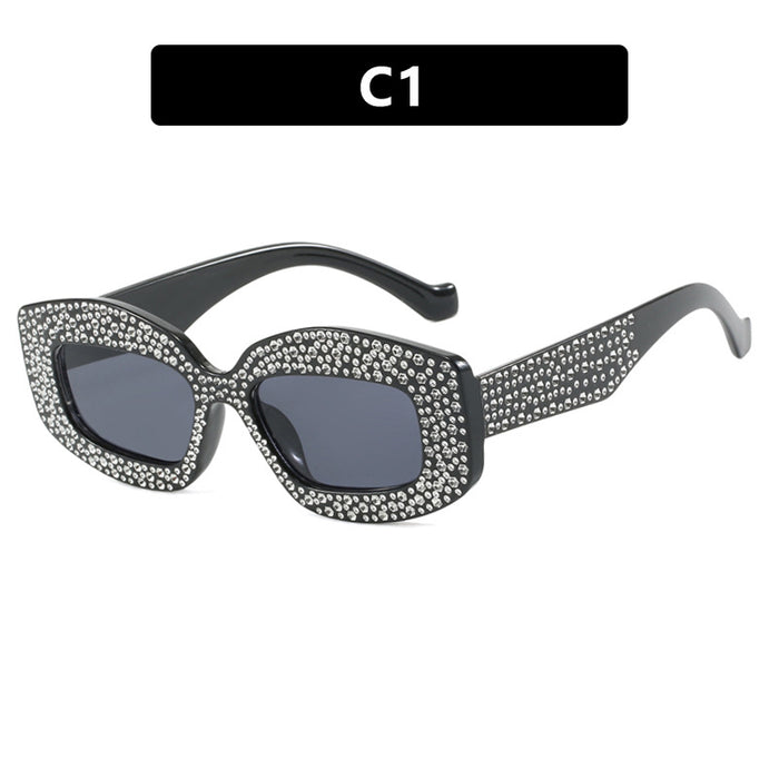 Wholesale 2024 Diamond Irregular Polygon Anti-UV PC Sunglasses JDC-SG-PLS117