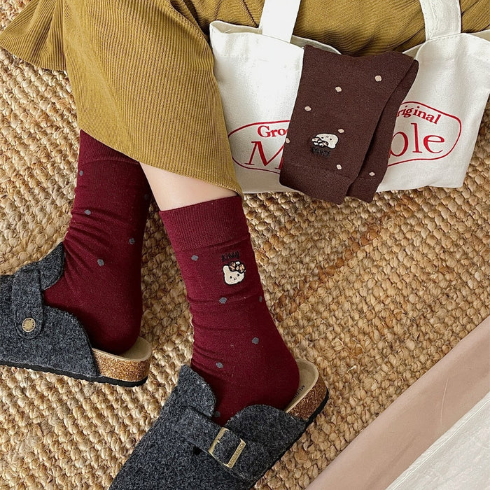 Wholesale Socks Children Anime Cartoon Women Middle Socks Cotton Socks