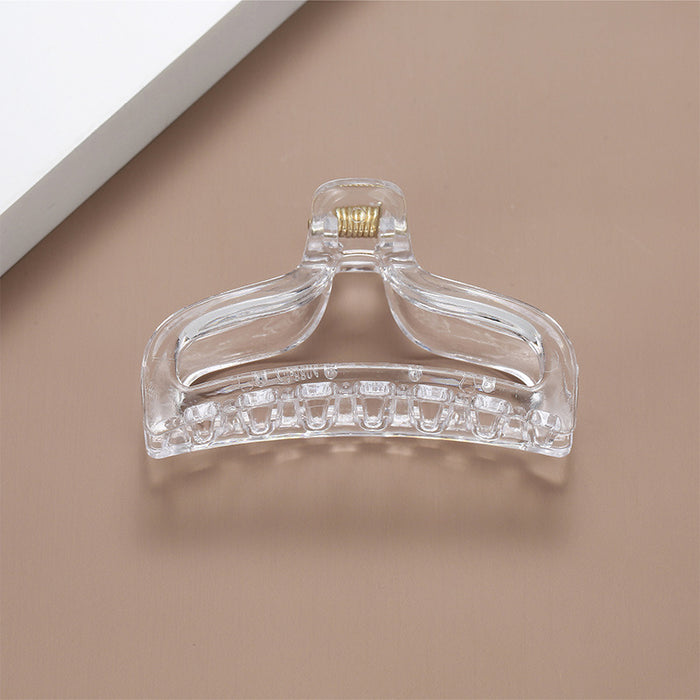 Wholesale Large transparent grip square five circle ribbon hair clip, hair clip accessories at the back of the head, handmade DIY accessories
