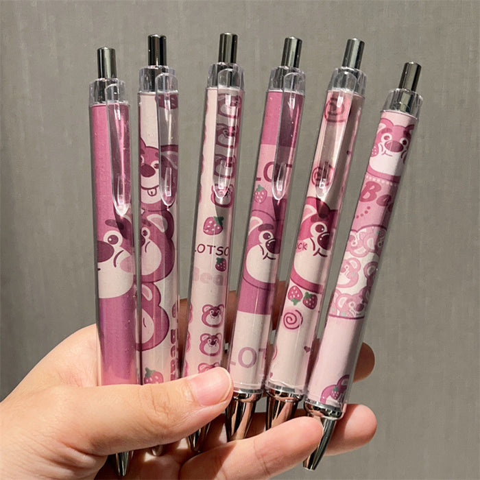 Wholesale Press Cartoon Plastic Neutral Pen JDC-PN-YC005