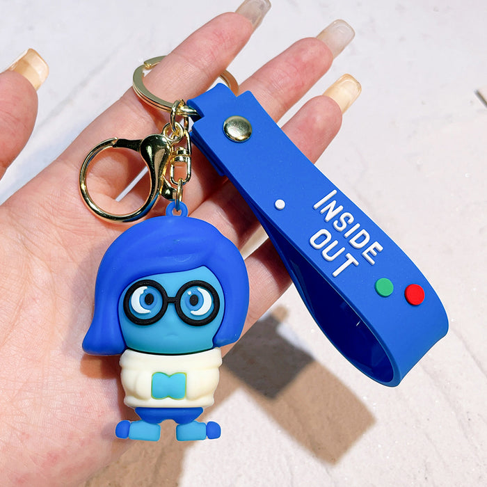 Wholesale PVC Cartoon Three-dimensional Keychain JDC-KC-Qiwei029