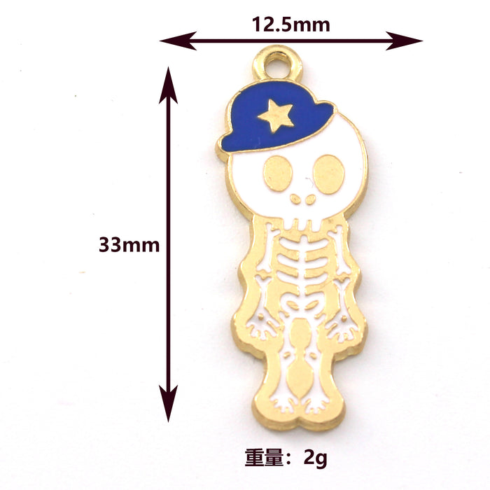 Wholesale 10cs   series diy alloy oil earrings pendant accessories factory direct sales