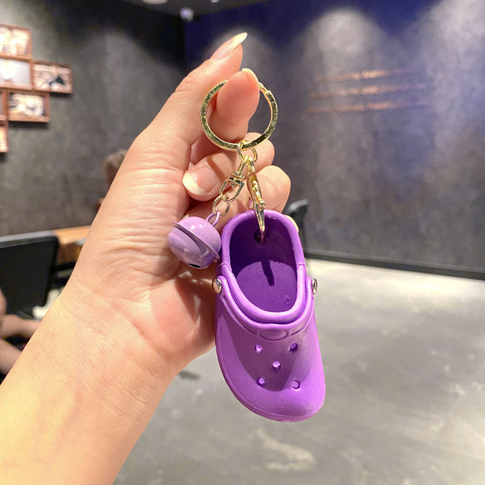 Wholesale Chic Slipper Keychain Metal Keyring Bag Charm MOQ≥2