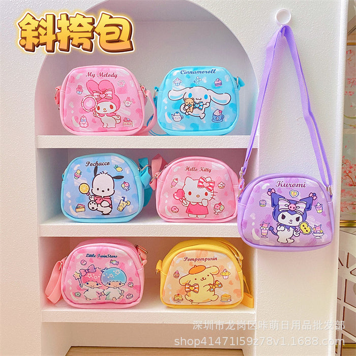 Wholesale Cute Crossbody Bag Children' s Casual Small Leather Bag Cartoon Key Change Storage Bag