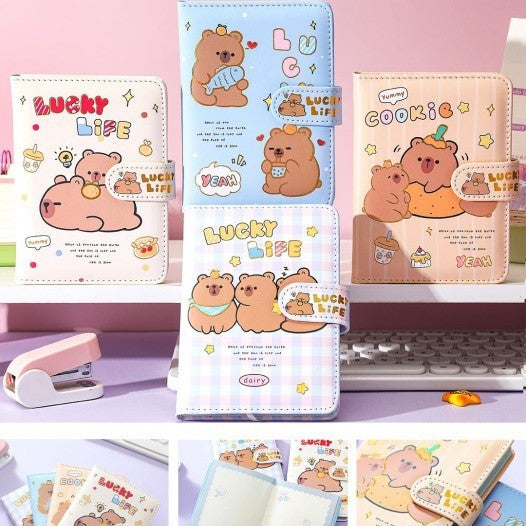 Wholesale Imitation Leather Magnetic Closure Pocket Notebook - Trendy Hand Ledger MOQ≥2