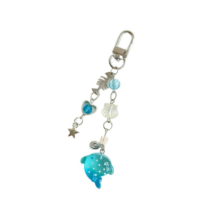 Wholesale Mobile Phone Chain Hand-Beaded Shark Pendant