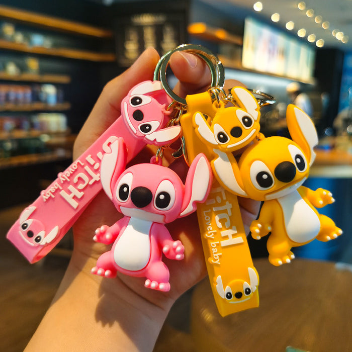 Wholesale Cartoon Doll Silicone Keychain JDC-KC-Tingm226