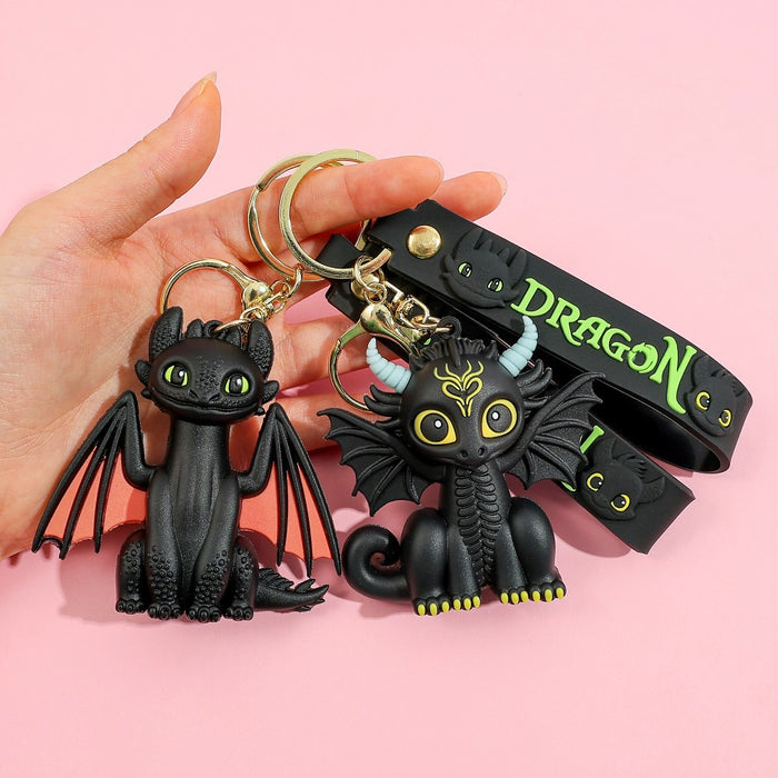 Wholesale Cartoon Black and White  Keychains