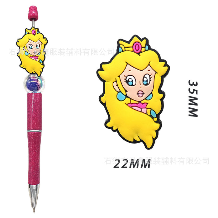 Wholesale Pen Beads PVC Double-sided Beads Ballpoint Pen Beads