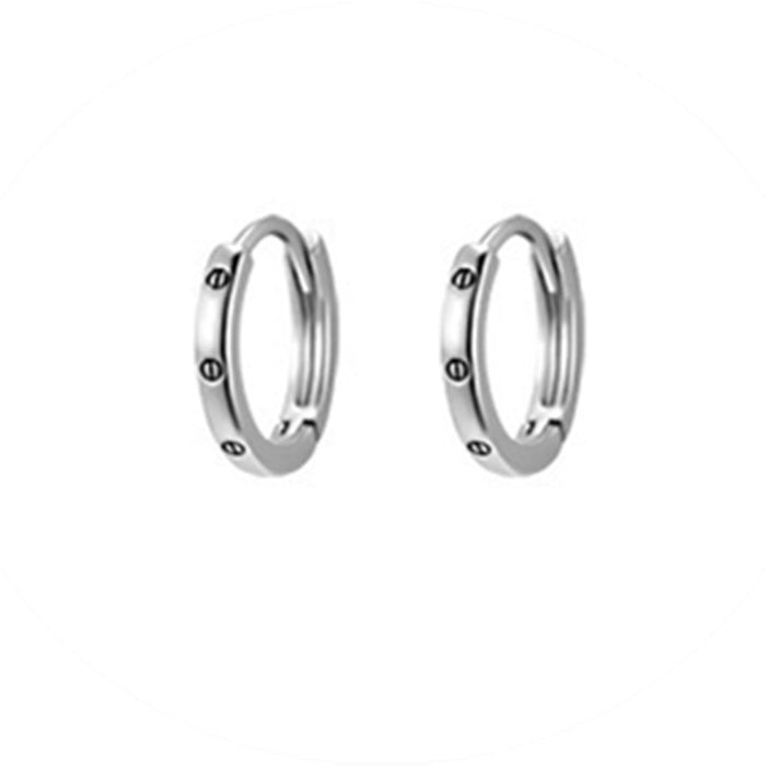 Wholesale Compact, luxurious, minimalist ear loops, ear buckles, versatile temperament, earrings, niche design, high-end feel