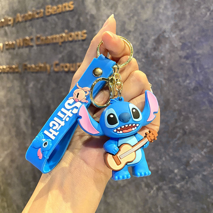 Wholesale Creative cartoon keychain, cute campus style keychain
