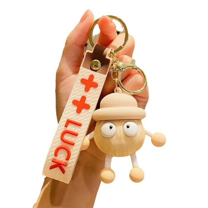 Wholesale Cartoon keychain couple bag decoration car keychain gift