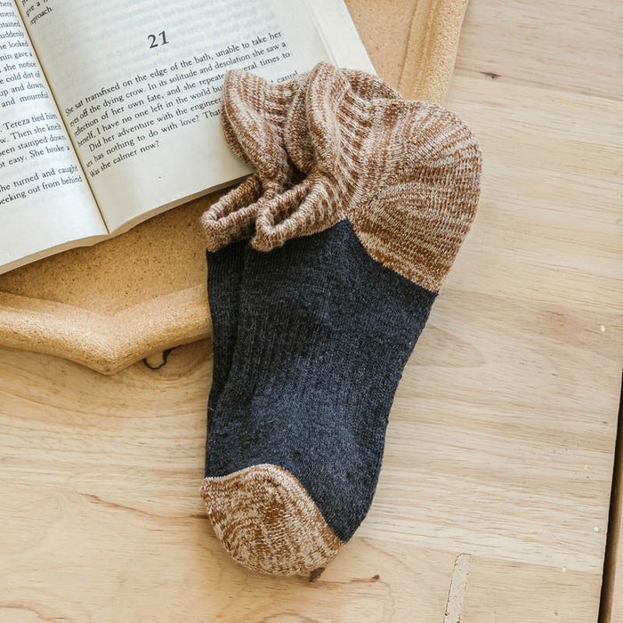 Wholesale Ship socks, short socks, thick fleece loop, sweat absorbing, outdoor hiking and running socks