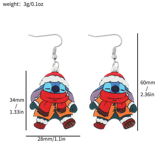 Wholesale anime star baby acrylic earrings Cartoon Doll earrings