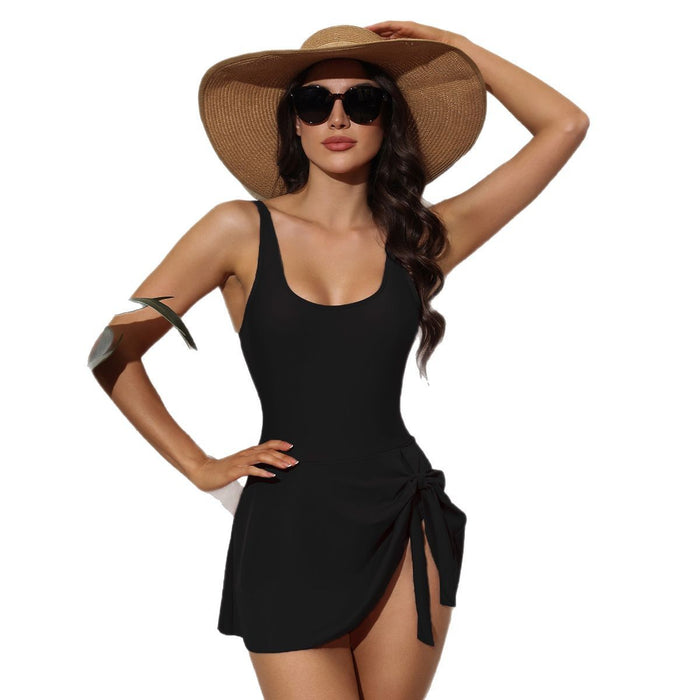 Wholesale Sports style skirt one-piece swimsuit for women