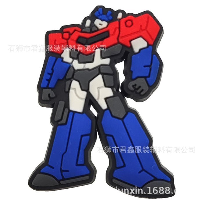 Wholesale 50pcs Cartoon Hole Shoes Buckle Decorative Buckle  Shoes Charms