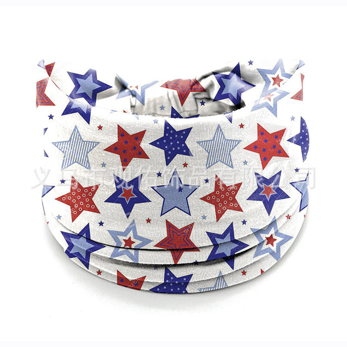 Wholesale American Flag Independence Day Fabric Headband JDC-HD-GuanY008