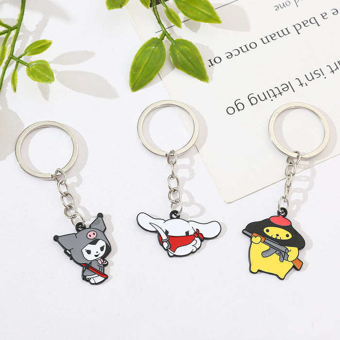 Wholesale cartoon alloy oil keychain jewelry