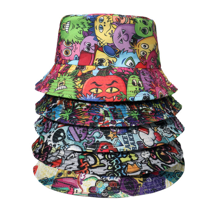 Wholesale Printed Cartoon Bucket Hats JDC-FH-Yuanb026