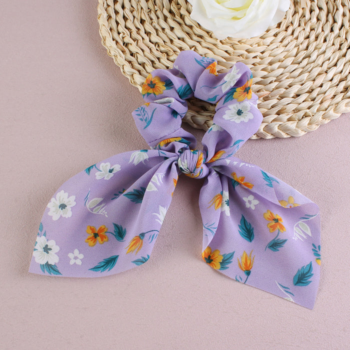 Wholesale hair tie hair ring Easter rabbit ear intestine ring hair accessories