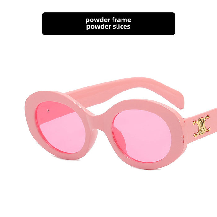 Wholesale Sunglasses Retro Elliptical Sunglasses