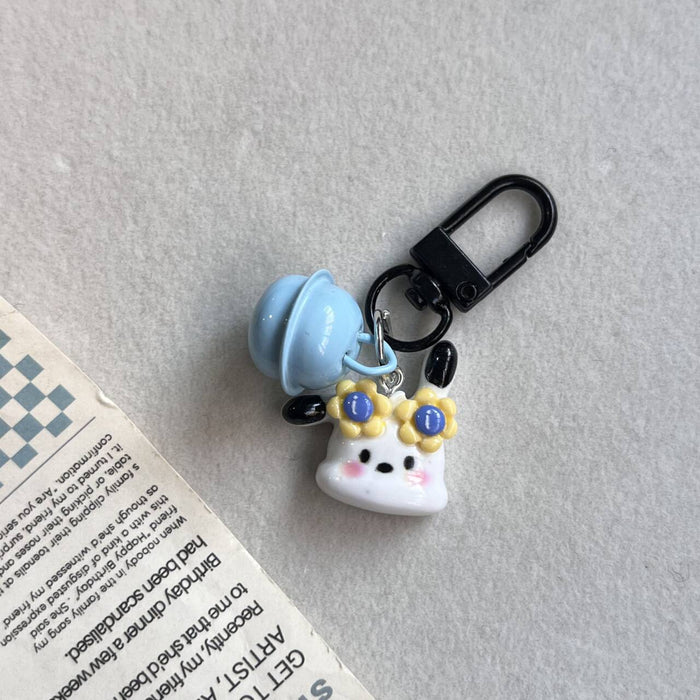 Wholesale Cute cartoon bag key pendant couple style ornament