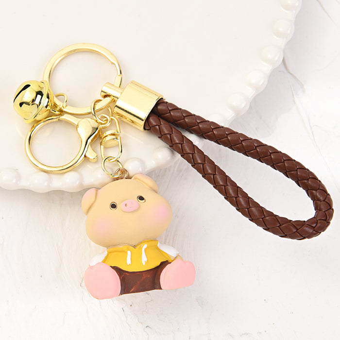 Wholesale Creative Resin Keychain Cute Car Pendant Bag Boutique Pendant
